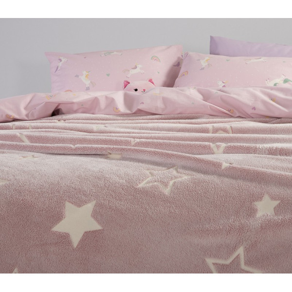 ΠΑΙΔΙΚΗ ΚΟΥΒΕΡΤΑ ΜΟΝΗ STARLIGHT 160X220 NEF-NEF HOMEWARE