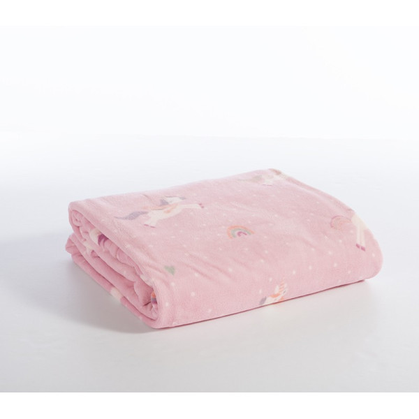 ΠΑΙΔΙΚΗ ΚΟΥΒΕΡΤΑ UNICORNS STYLE 160Χ220 NEF-NEF HOMEWARE