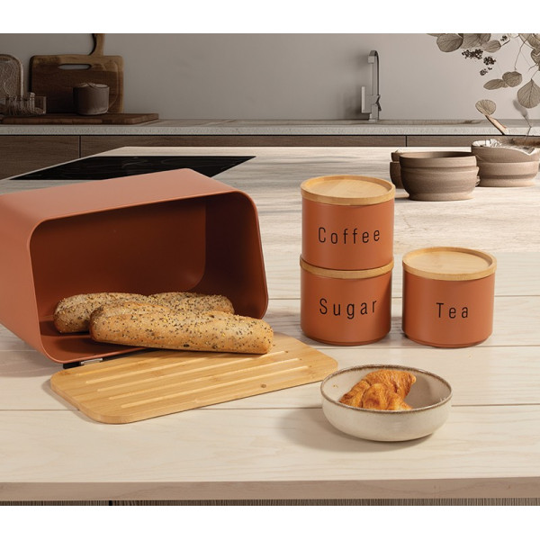 ΔΟΧΕΙΟ ΑΠΟΗΘΗΚΕΥΣΗΣ ΣΕΤ 3 ΤΜΧ COFFEE-TEA-SUGAR NEF-NEF HOMEWARE