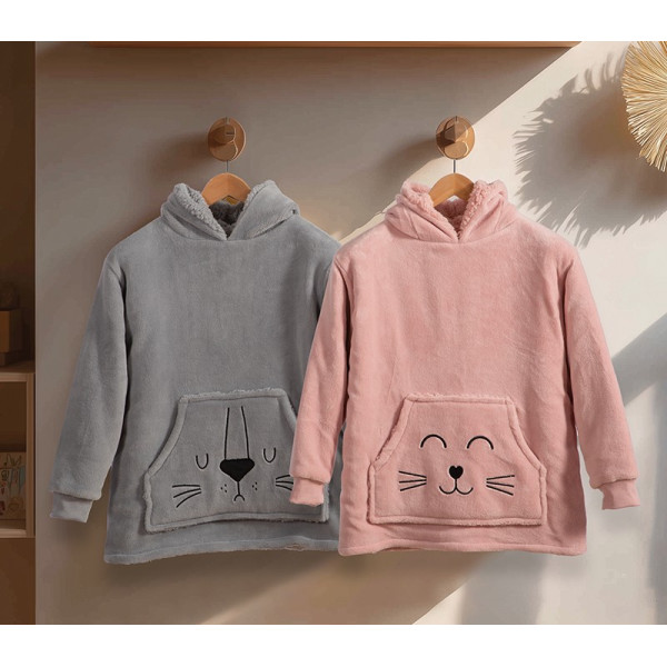 ΠΑΙΔΙΚΟ ΠΟΝΤΣΟ SMILING CAT NEF-NEF HOMEWARE