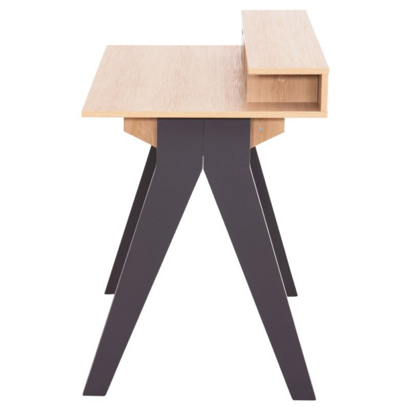 ΓΡΑΦΕΙΟ FB918290 ΜΕΛΑΜΙΝΗ ΣΕ SONAMA-ΓΚΡΙ 120x19-59x75-85,5ΥΥεκ.