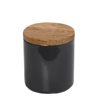 ANTHRACITE ESSENTIALS ΔΟΧΕΙΟ ΜΕ ΞΥΛ. ΚΑΠΑΚΙ 10Χ10Χ10ΕΚ
