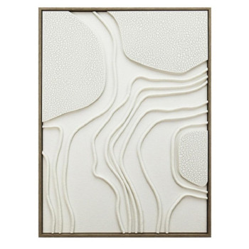 ΠΙΝΑΚΑΣ ΣΕ 3D ΚΑΜΒΑ ΛΕΥΚΟΣ PVC/MDF 60X80X2,9 ΕΚ