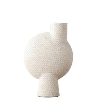 ΒΑΖΟ ΑΝΑΓΛ. ΛΕΥΚΟ ΠΟΛΥΡΕΖ. 27.5x9x40.5ΕΚ