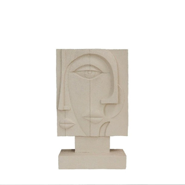 ΦΙΓΟΥΡΑ ΓΕΩΜΕΤΡΙΚΗ CUBISM ΛΕΥΚΗ 16,4Χ7,3Χ26,9ΕΚ