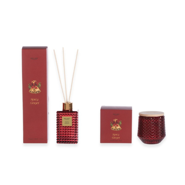 ΑΡΩΜΑΤΙΚΟ ΚΕΡΙ SPICY GINGER 240gr NEF-NEF HOMEWARE