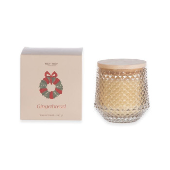 ΑΡΩΜΑΤΙΚΟ ΚΕΡΙ GINGERBREAD 240gr NEF-NEF HOMEWARE