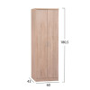 ΠΑΠΟΥΤΣΟΘΗΚΗ ΞΥΛΙΝΗ ΜΕ 6 ΡΑΦΙΑ 60X43X180.5εκ. SONAMA FB92379.02