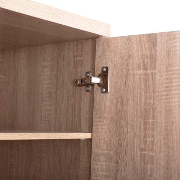 ΠΑΠΟΥΤΣΟΘΗΚΗ ΞΥΛΙΝΗ ΜΕ 6 ΡΑΦΙΑ 60X43X180.5εκ. SONAMA FB92379.02