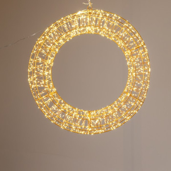 ΦΩΤΙΖΟΜΕΝΟ ΣΤΕΦΑΝΙ 60cm, 1400 MINI LED