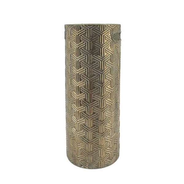 ΜΕΤΑΛΛΙΚΗ ΟΜΠΡΕΛΟΘΗΚΗ ΣΧ. ART DECO ΧΡΥΣΗ 50CM