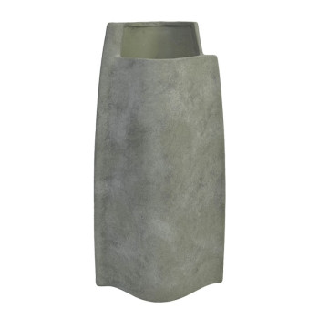 ΚΕΡΑΜΙΚΟ ΒΑΖΟ ΓΚΡΙ ΠΕΤΡΑΣ ΜΙΝΙΜΑΛ - 23x13.5x46cm