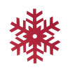  ΧΡΙΣΤΟΥΓΕΝΝΙΑΤΙΚΟ ΣΟΥΠΛΑ FELT SNOW FLAKE 2TMX 