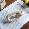 Marble Μπεζ Μαρμάρινη Διακοσμητική Αλυσίδα (16.5*8*3)εκ.