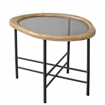 EP482 COFFE TABLE ΒΟΤΣΑΛΟ ΓΥΑΛΙΝΟ ΚΑΠΑΚΙ 61X53EK.
