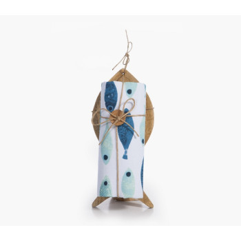 ΞΥΛΙΝΟ ΨΑΡΙ ΜΕ ΠΟΤΗΡΟΠΑΝΟ SARDINES BLUE 40x70