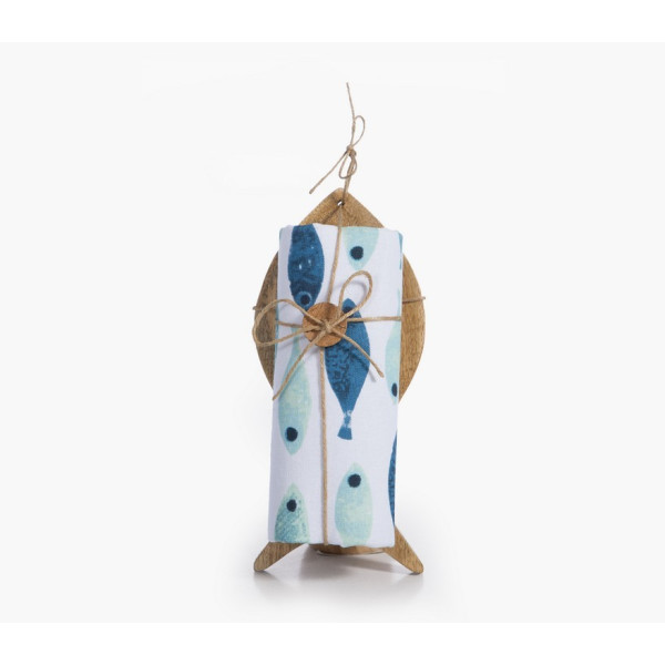 ΞΥΛΙΝΟ ΨΑΡΙ ΜΕ ΠΟΤΗΡΟΠΑΝΟ SARDINES BLUE 40x70