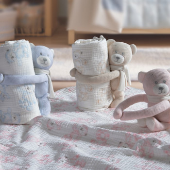 ΚΟΥΒΕΡΤΑΚΙ ΜΕ ΑΡΚΟΥΔΑΚΙ TEDDY 75x100