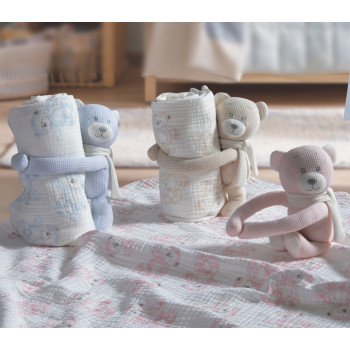 ΚΟΥΒΕΡΤΑΚΙ ΜΕ ΑΡΚΟΥΔΑΚΙ TEDDY 75x100