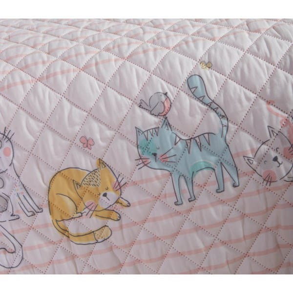 ΠΑΙΔΙΚΟ ΚΟΥΒΕΡΛΙ ΜΟΝΟ CAT LIFE 180x240