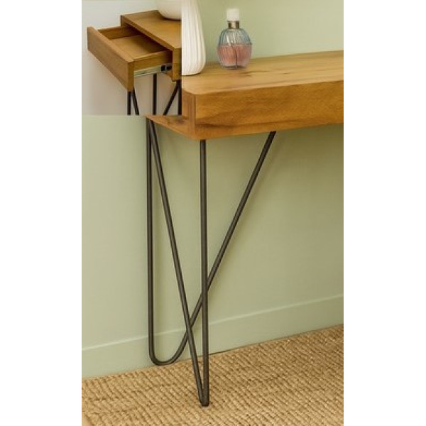 ΚΟΝΣΟΛΑ STEP Ν2 110x40x75εκ. ΜΕ ΣΥΡΤΑΡΙ