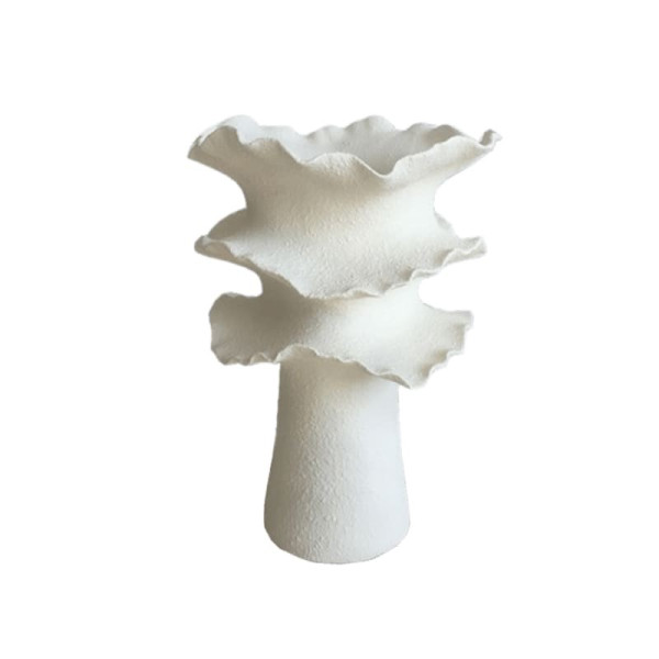 ΒΑΖΟ ΚΕΡΑΜΙΚΟ Φ25*33εκ. OFF WHITE