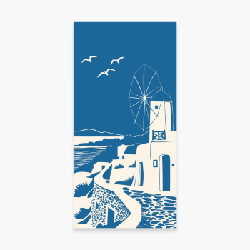 ΠΕΤΣΕΤΑ ΘΑΛΑΣΣΗΣ MY ISLAND BLUE 80x160
