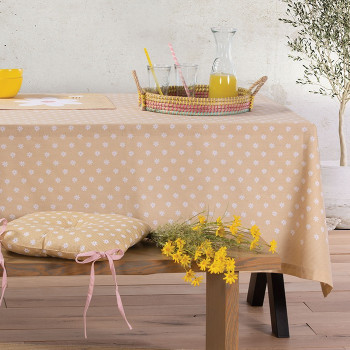 NEF-NEF ΤΡΑΠΕΖΟΜΑΝΤΗΛΟ DAISY 140X180 50%ΒΑΜΒΑΚΙ-50%ΠΟΛΥΕΣΤΕΡΑΣ