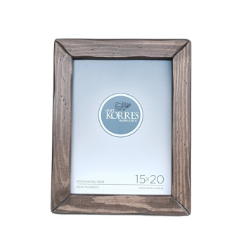 ΚΟΡΝΙΖΑ ΞΥΛΙΝΗ 15X20 MARE SLIM-TAUPE