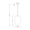 ΦΩΤΙΣΤΙΚΟ ΚΡΕΜΑΣΤΟ S011R 1XE27 OPL BLK BRAYTRON