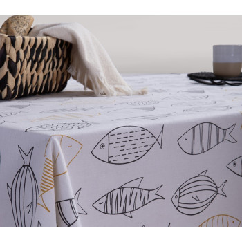 ΑΛΕΚΙΑΣΤΟ ΤΡΑΠΕΖΟΜΑΝΤΗΛΟ FISH STYLE 140Χ180