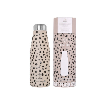 ΘΕΡΜΟΣ TRAVEL FLASK SAVE THE AEGEAN 500ml LEOPARD TAUPE