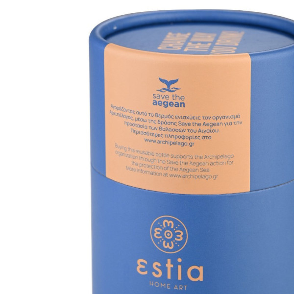 ΘΕΡΜΟΣ TRAVEL MUG SAVE THE AEGEAN 500ml DENIM BLUE
