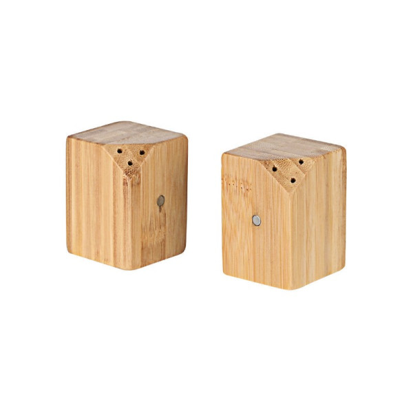 ΔΟΧΕΙΟ ΓΙΑ ΑΛΑΤΙ & ΠΙΠΕΡΙ BAMBOO ESSENTIALS ΜΕ ΜΑΓΝΗΤΗ ΣΕΤ 2 ΤΕΜ.