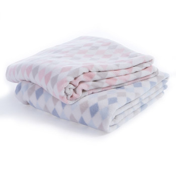 ΒΡΕΦΙΚΗ ΚΟΥΒΕΡΤΑ FLEECE ΑΓΚΑΛΙΑΣ SWEET RHOMBUS 75X110