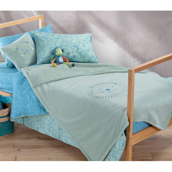 ΠΑΙΔΙΚΗ ΔΙΑΚΟΣΜΗΤΙΚΗ ΚΟΥΒΕΡΤΑ JUNGLE COMBO 130X180 NEF-NEF HOMEWARE