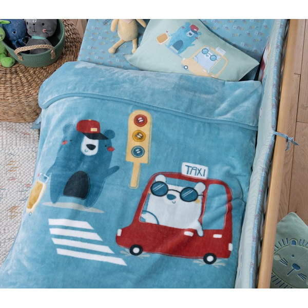ΒΡΕΦΙΚΗ ΚΟΥΒΕΡΤΑ ΑΓΚΑΛΙΑΣ TRAFFIC 75X100 NEF-NEF HOMEWARE