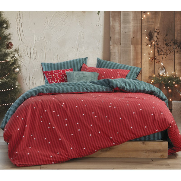 ΣΕΤ ΠΑΠΛΩΜΑΤΟΘΗΚΗ ΜΟΝΗ STRAIGHT TO CHRISTMAS 160X230 NEF-NEF HOMEWARE