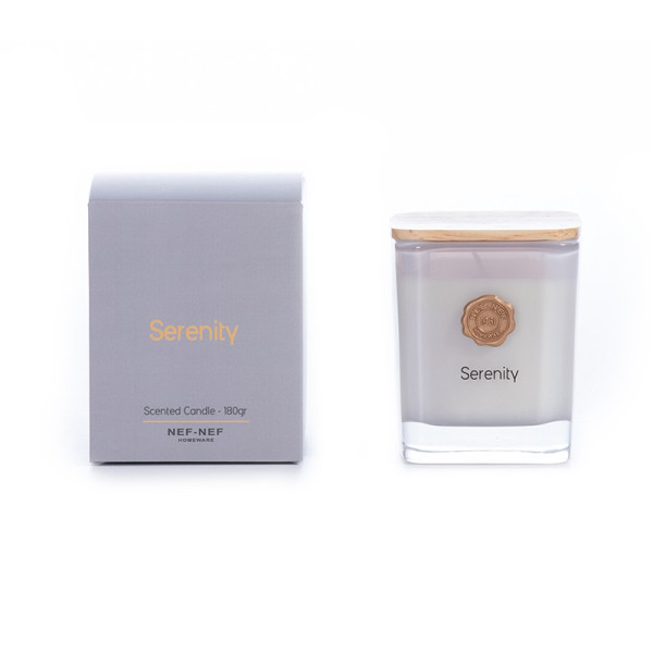 ΑΡΩΜΑΤΙΚΟ ΚΕΡΙ SERENITY 180gr NEF-NEF HOMEWARE