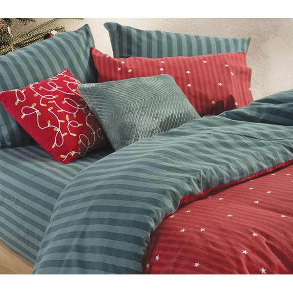 ΣΕΤ ΠΑΠΛΩΜΑΤΟΘΗΚΗ ΜΟΝΗ STRAIGHT TO CHRISTMAS 160X230 NEF-NEF HOMEWARE