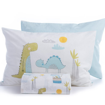 ΠΑΙΔΙΚΗ ΣΕΤ ΠΑΠΛΩΜΑΤΟΘΗΚΗ ΜΟΝΗ DINO DRAGON TIME 160Χ240 NEF-NEF HOMEWARE