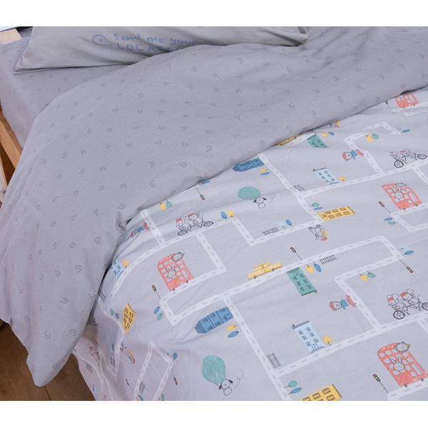 ΠΑΙΔΙΚΗ ΣΕΤ ΠΑΠΛΩΜΑΤΟΘΗΚΗ ΜΟΝΗ VELOCITY 160Χ240 NEF-NEF HOMEWARE