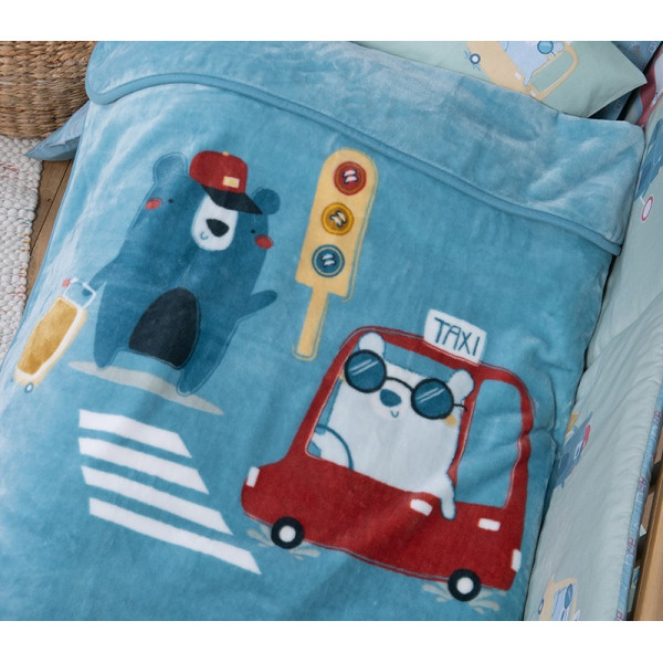 ΒΡΕΦΙΚΗ ΚΟΥΒΕΡΤΑ ΑΓΚΑΛΙΑΣ TRAFFIC 75X100 NEF-NEF HOMEWARE