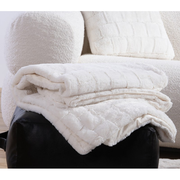 ΔΙΑΚΟΣΜΗΤΙΚΟ ΡΙΧΤΑΡΙ RABBIT FUR BARLOW 140X190 NEF-NEF HOMEWARE