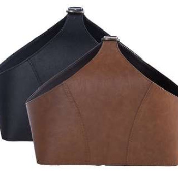 ΚΑΛΑΘΙ LETHAL 30X20X32 ΜΕ ΥΦΗ ΔΕΡΜΑΤΟΣ NEF-NEF HOMEWARE