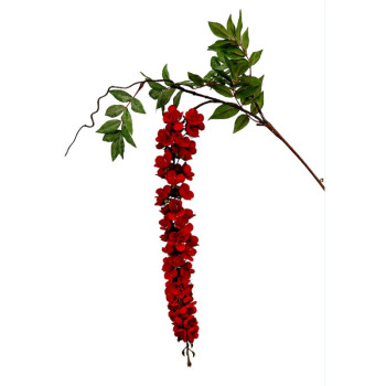 72CM RED WISTERIA SPRAY