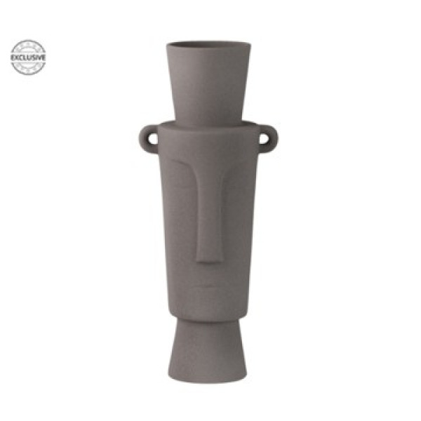 ΚΕΡΑΜΙΚΟ ΒΑΖΟ TERRACOTA GRAY 15X12X40 CM