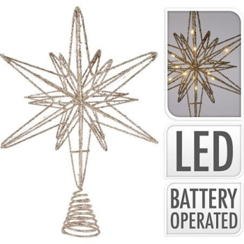 ΦΩΤΙΖΟΜΕΝΗ ΚΟΡΥΦΗ 33CM ΜΕ 20LED