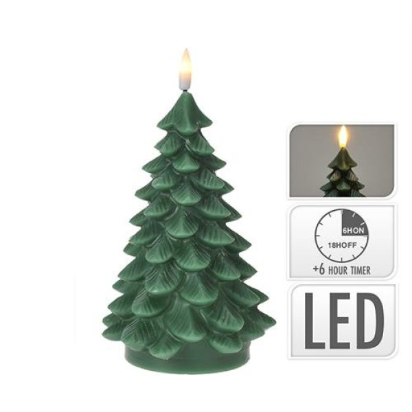 ΚΕΡΙ LED ΜΕ TIMER ΣΧ.ΕΛΑΤΟ,12.5X19.5CM