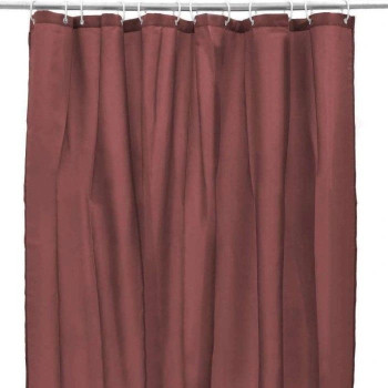 ΚΟΥΡΤΙΝΑ ΜΠΑΝΙΟΥ POLYESTER ΚΟΚΚΙΝΗ 180Χ200ΕΚ